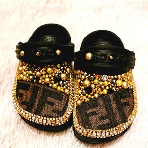 Custom crocs shoes for toddlers sz 7